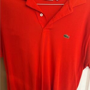 Lacoste Men's Red Polo Shirt